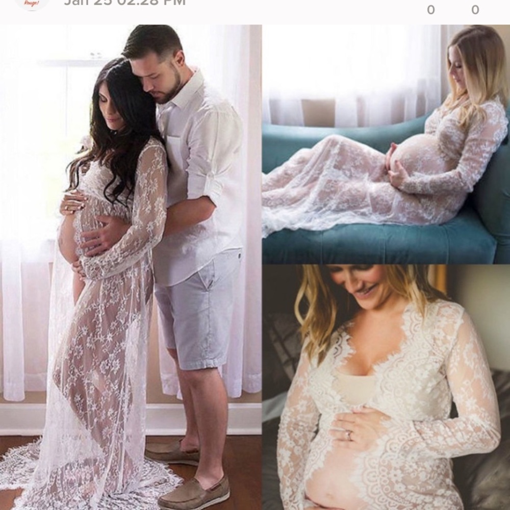 Small Lace Robe Never Worn - Picture 2 of 2
